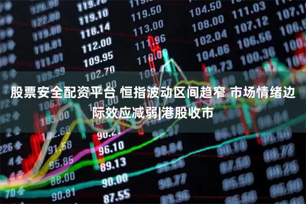 股票安全配资平台 恒指波动区间趋窄 市场情绪边际效应减弱|港股收市