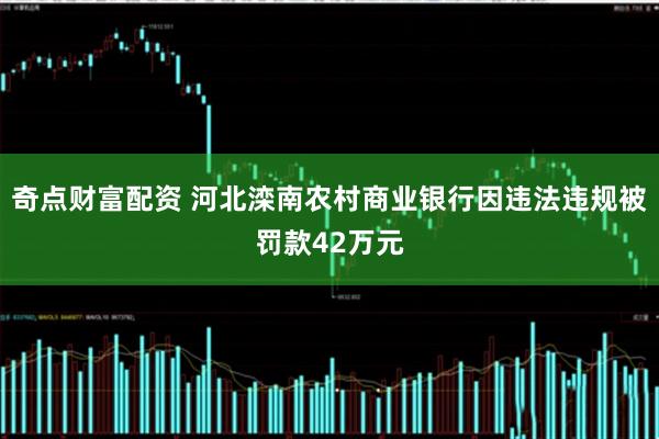 奇点财富配资 河北滦南农村商业银行因违法违规被罚款42万元